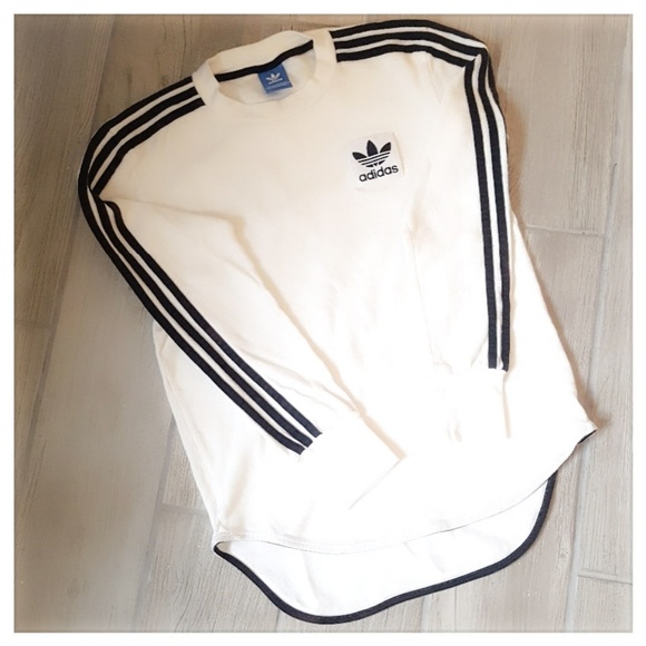 adidas Tops - ADIDAS ATHLETIC Long Sleeved Cotton Shirt
